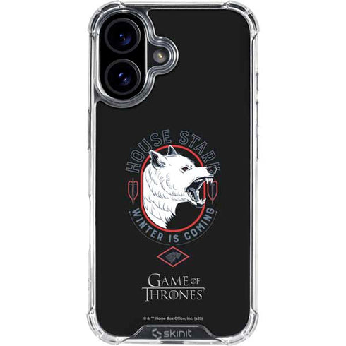 Game of Thrones: House Stark Direwolf iPhone 17 Clear Case