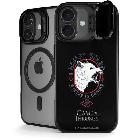 Game of Thrones: House Stark Direwolf iPhone 17 Kickstand Case