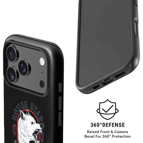 Game of Thrones: House Stark Direwolf iPhone 17 Pro Max Magsafe Impact Case