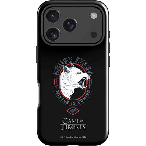 Game of Thrones: House Stark Direwolf iPhone 18 Pro Impact Case