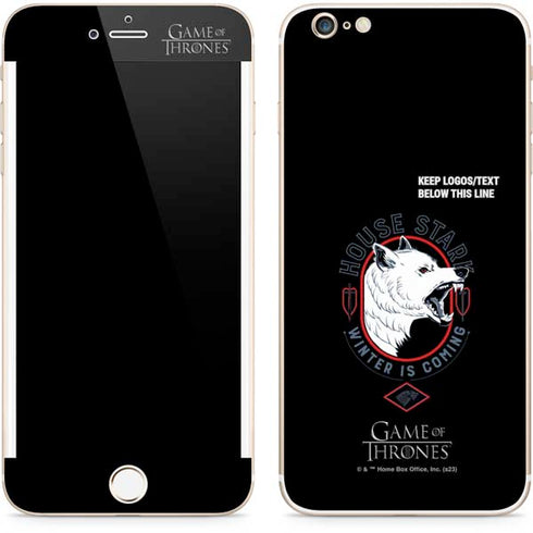 Game of Thrones: House Stark Direwolf iPhone 6/6s Plus Skin