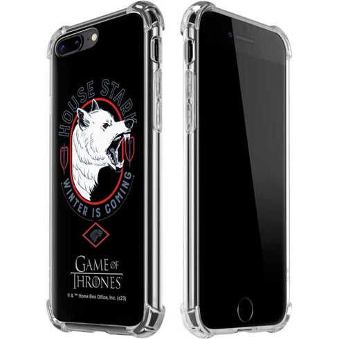 Game of Thrones: House Stark Direwolf iPhone 7/8 Plus Clear Case