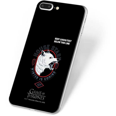 Game of Thrones: House Stark Direwolf iPhone 7 Plus Skin
