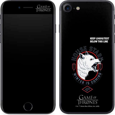 Game of Thrones: House Stark Direwolf iPhone 7 Skin