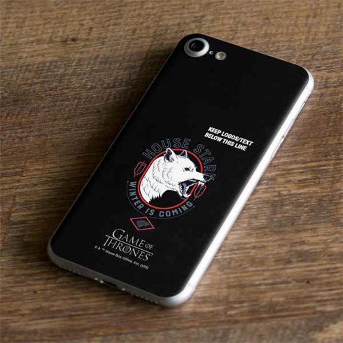 Game of Thrones: House Stark Direwolf iPhone 7 Skin