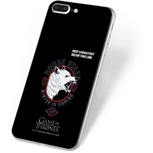 Game of Thrones: House Stark Direwolf iPhone 8 Plus Skin