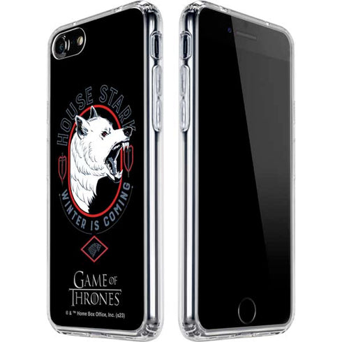 Game of Thrones: House Stark Direwolf iPhone SE (2nd & 3rd Gen) Clear Case
