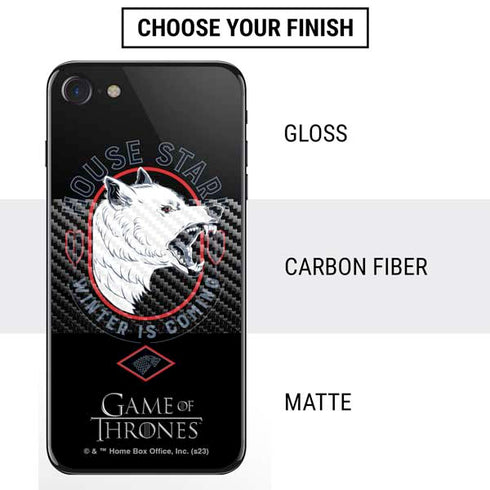 Game of Thrones: House Stark Direwolf iPhone SE (2nd & 3rd Gen) Skin