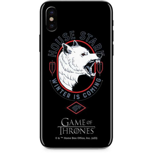 Game of Thrones: House Stark Direwolf iPhone X Skin