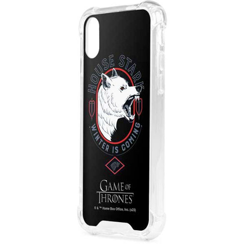 Game of Thrones: House Stark Direwolf iPhone XS Clear Case