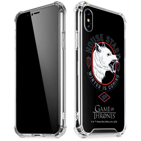 Game of Thrones: House Stark Direwolf iPhone XS Max Clear Case
