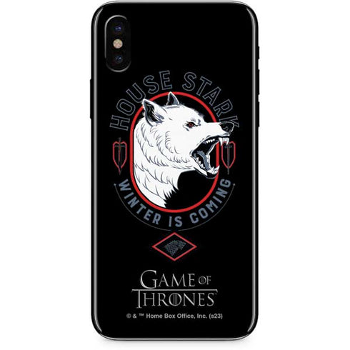 Game of Thrones: House Stark Direwolf iPhone XS Max Skin