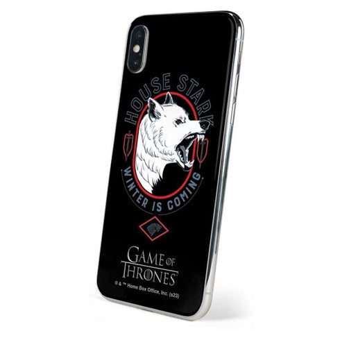 Game of Thrones: House Stark Direwolf iPhone XS Max Skin