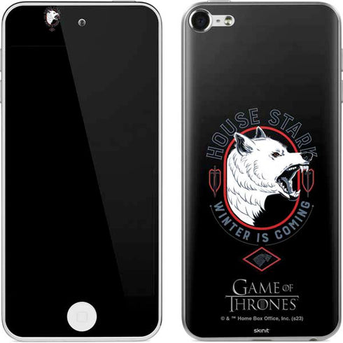 Game of Thrones: House Stark Direwolf Apple iPod Skin