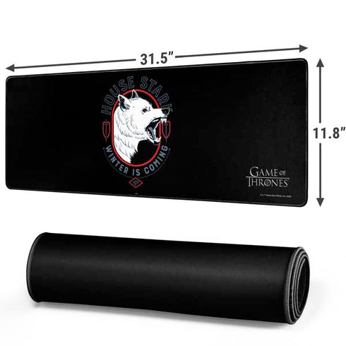 Game of Thrones: House Stark Direwolf Gaming Mouse Pad