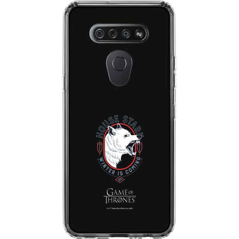 Game of Thrones: House Stark Direwolf LG K51/Q51 Clear Case