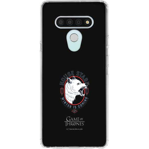 Game of Thrones: House Stark Direwolf LG Stylo 6 Clear Case