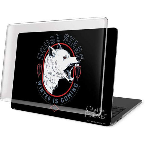 Game of Thrones: House Stark Direwolf MacBook Pro 13in (2020) Case plus Skin
