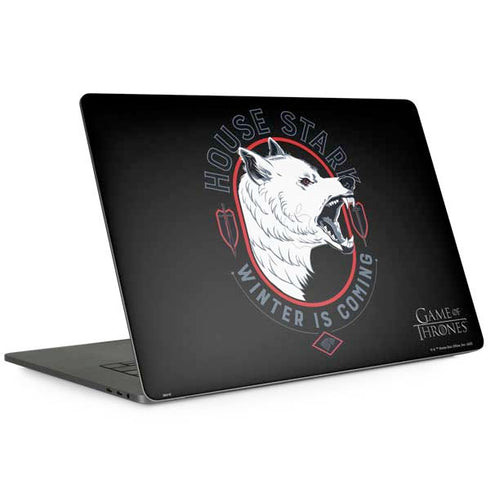 Game of Thrones: House Stark Direwolf MacBook Skins