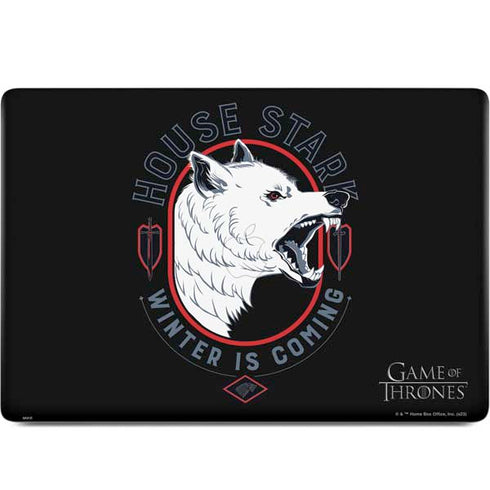 Game of Thrones: House Stark Direwolf MacBook Skins