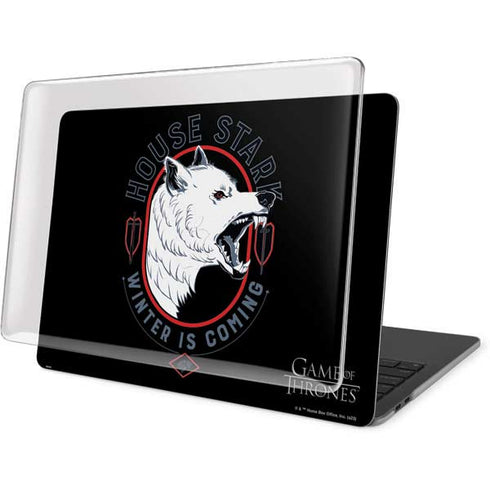 Game of Thrones: House Stark Direwolf MacBook Pro 16in (2019-20) Case plus Skin