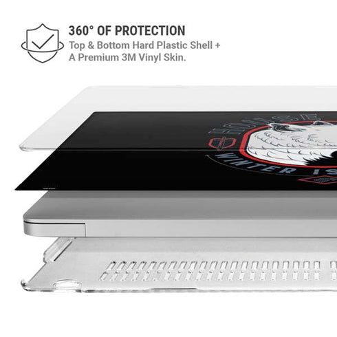 Game of Thrones: House Stark Direwolf MacBook Pro 16in (2019-20) Case plus Skin