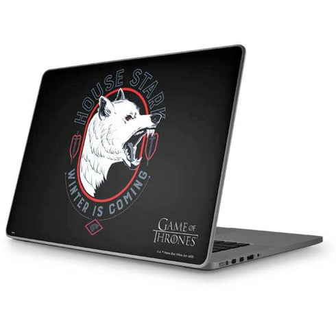 Game of Thrones: House Stark Direwolf Apple MacBook Pro 17-inch Skin