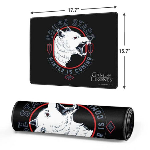 Game of Thrones: House Stark Direwolf Gaming Mouse Pad
