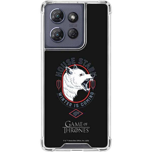 Game of Thrones: House Stark Direwolf Moto G 5G (2025) Clear Case