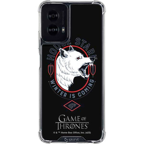 Game of Thrones: House Stark Direwolf Moto G Power 5G (2024) Clear Case
