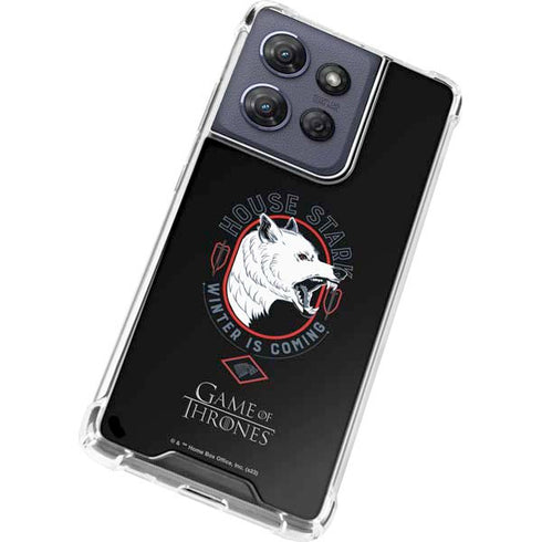Game of Thrones: House Stark Direwolf Moto G Stylus 5G (2025) Clear Case