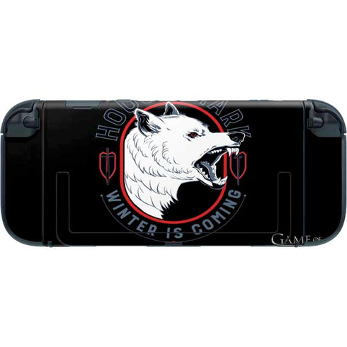 Game of Thrones: House Stark Direwolf Nintendo Switch 2 (2025) with Joy-Con Skin