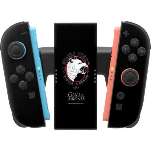 Game of Thrones: House Stark Direwolf Nintendo Switch 2 (2025) Joy-Con Controller Skin