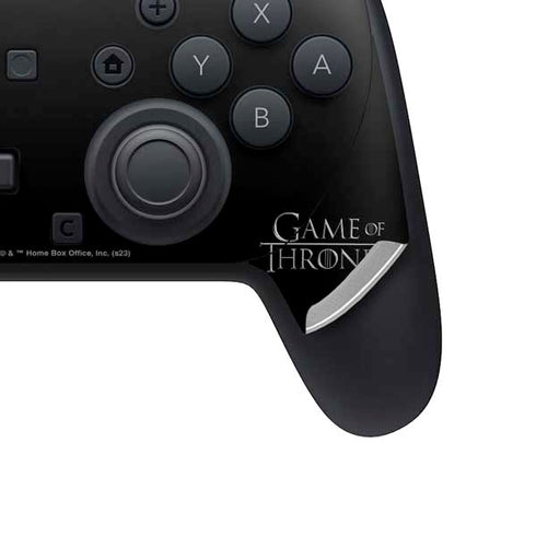 Game of Thrones: House Stark Direwolf Nintendo Switch 2 (2025) Pro Controller Skin