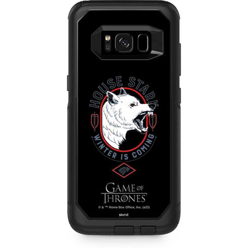 Game of Thrones: House Stark Direwolf Otterbox Commuter Galaxy Skin