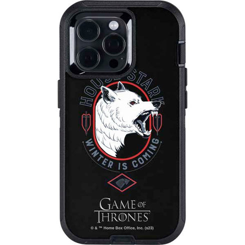 Game of Thrones: House Stark Direwolf Otterbox Defender iPhone Skin