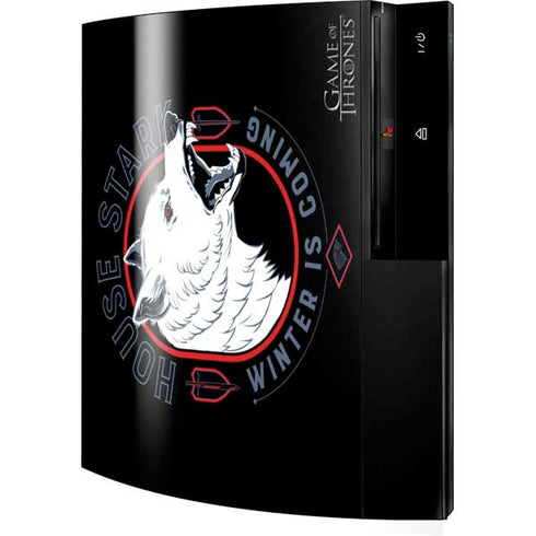 Game of Thrones: House Stark Direwolf Playstation 3 & PS3 Skin