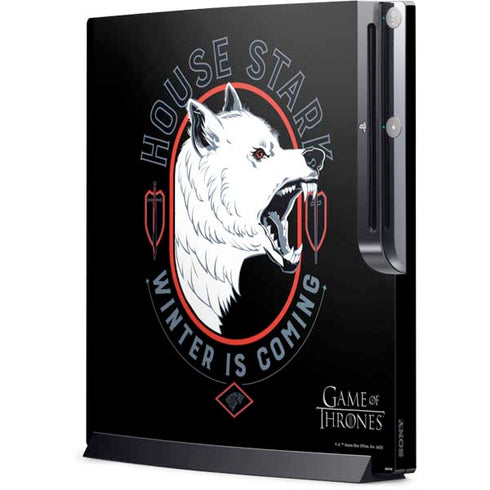 Game of Thrones: House Stark Direwolf Playstation 3 & PS3 Slim Skin
