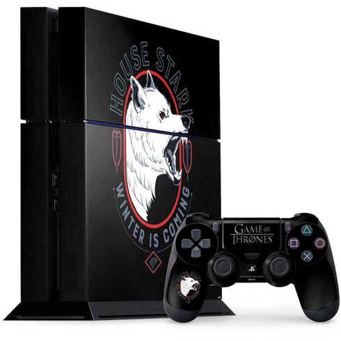 Game of Thrones: House Stark Direwolf PlayStation PS4 Skins