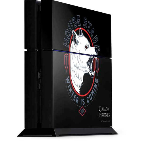 Game of Thrones: House Stark Direwolf PS4 Console Skin