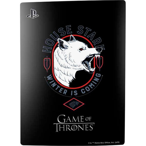 Game of Thrones: House Stark Direwolf PS5 Bundle Skin