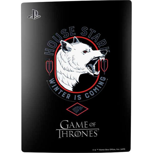 Game of Thrones: House Stark Direwolf PS5 Digital Edition Console Skin