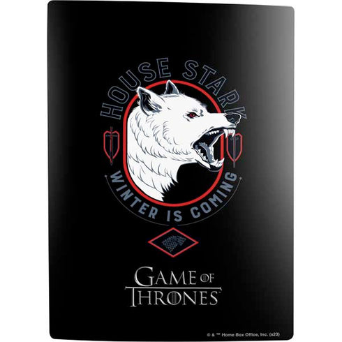 Game of Thrones: House Stark Direwolf PS5 Digital Edition Console Skin