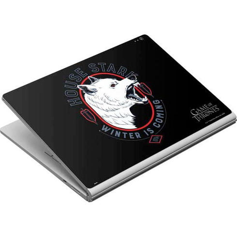 Game of Thrones: House Stark Direwolf Surface Book Skin