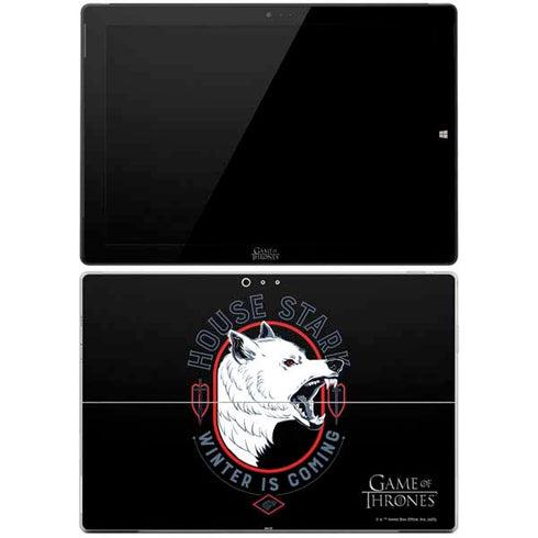 Game of Thrones: House Stark Direwolf Surface Pro 3 Skin