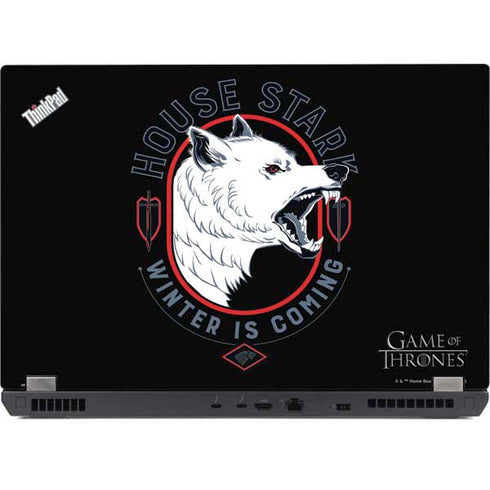 Game of Thrones: House Stark Direwolf Lenovo ThinkPad Skin