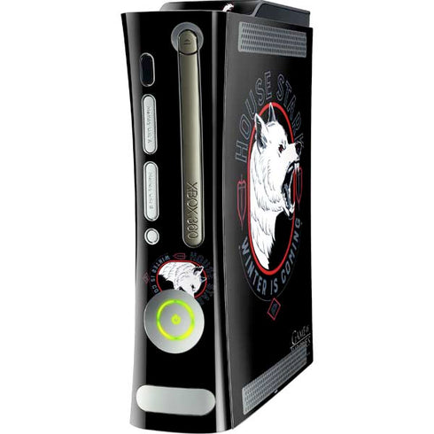 Game of Thrones: House Stark Direwolf Xbox 360 (Includes HDD) Skin