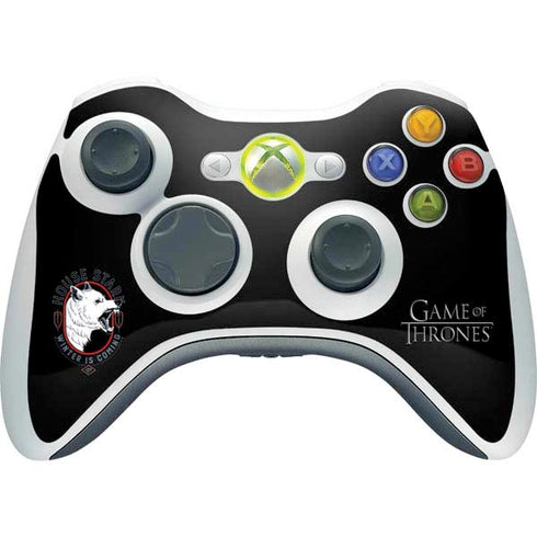 Game of Thrones: House Stark Direwolf Xbox 360 Wireless Controller Skin