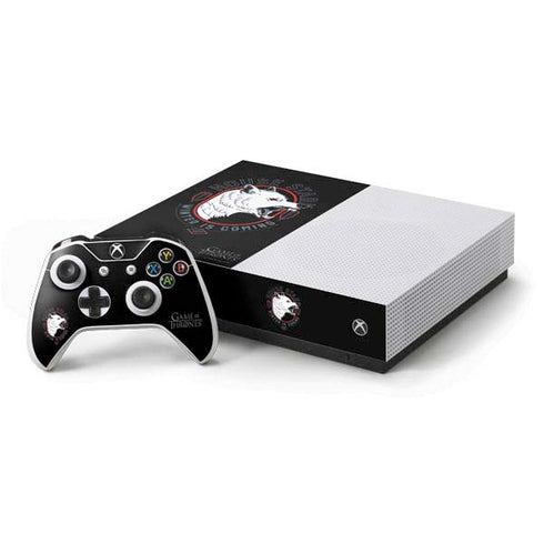 Game of Thrones: House Stark Direwolf Xbox One S All-Digital Edition Bundle Skin