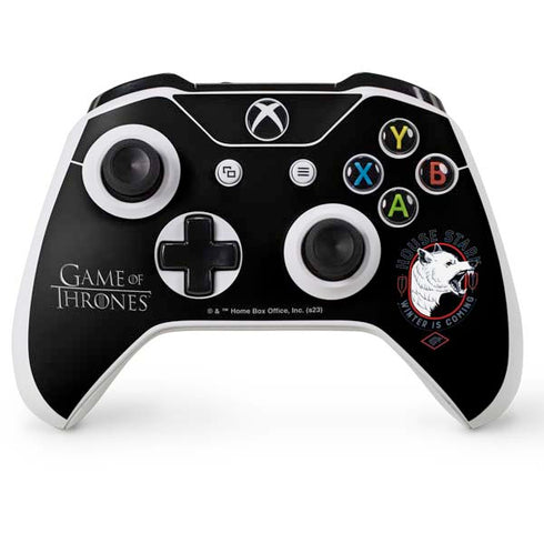 Game of Thrones: House Stark Direwolf Xbox One S Console and Controller Bundle Skin